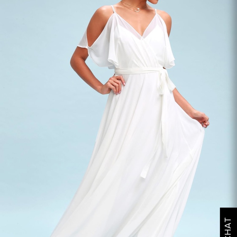 Lulu’s White Maxi Dress